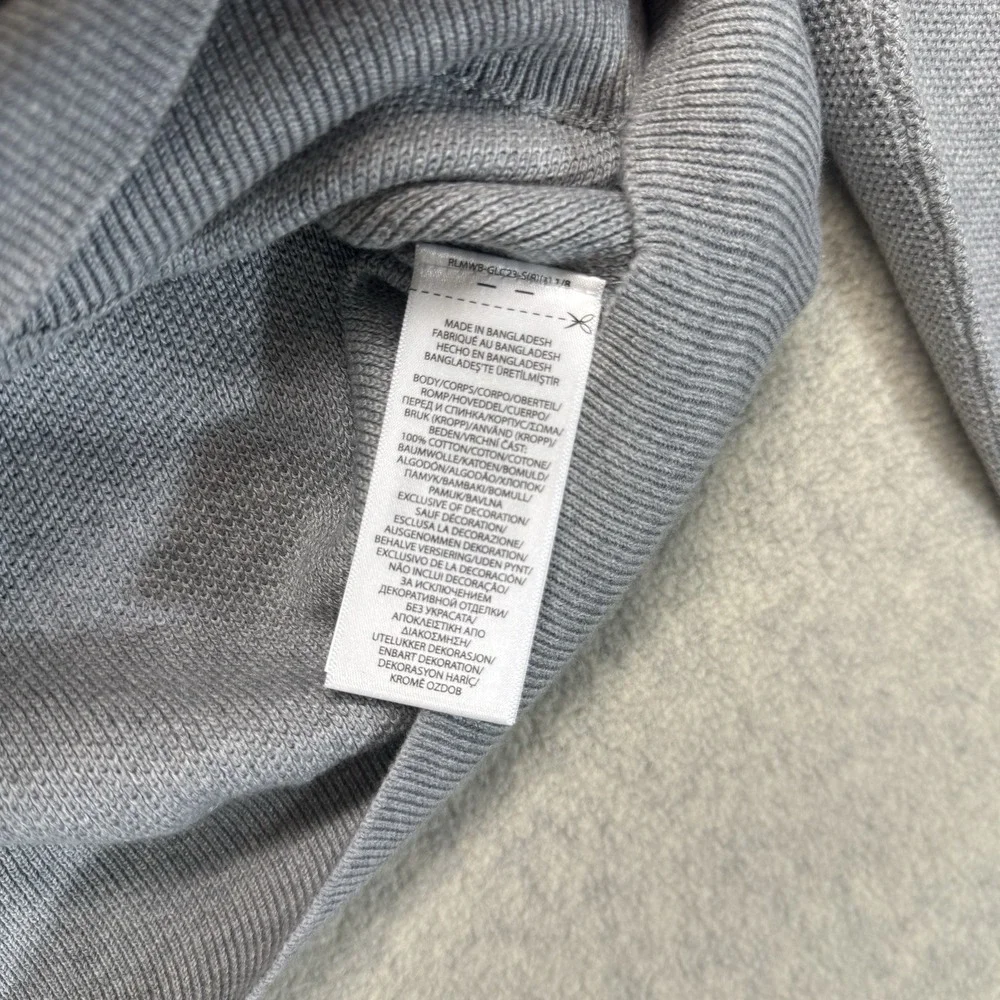 Polo Ralph Lauren‎ Mens XXL Gray Pima Cotton Quarter Zip Sweater Pullover Logo